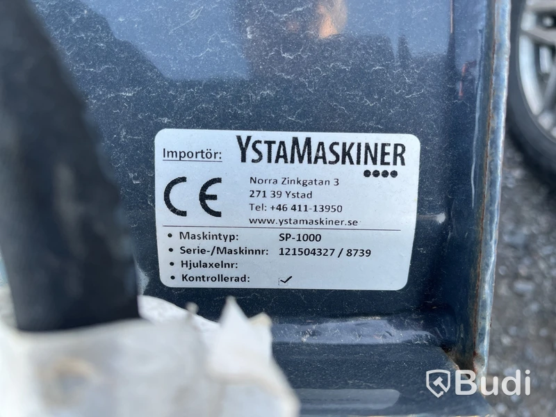 Sandspridare SP-1000 L30 fäste
